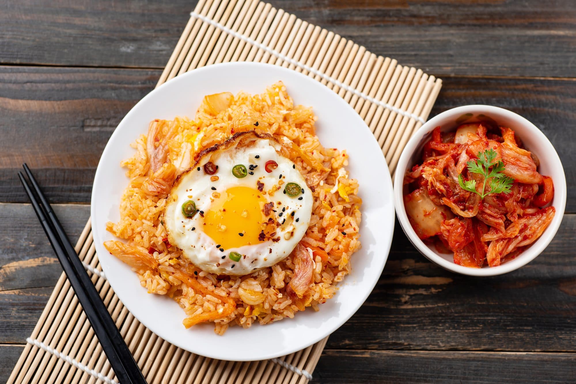 Arroz Frito con Kimchi