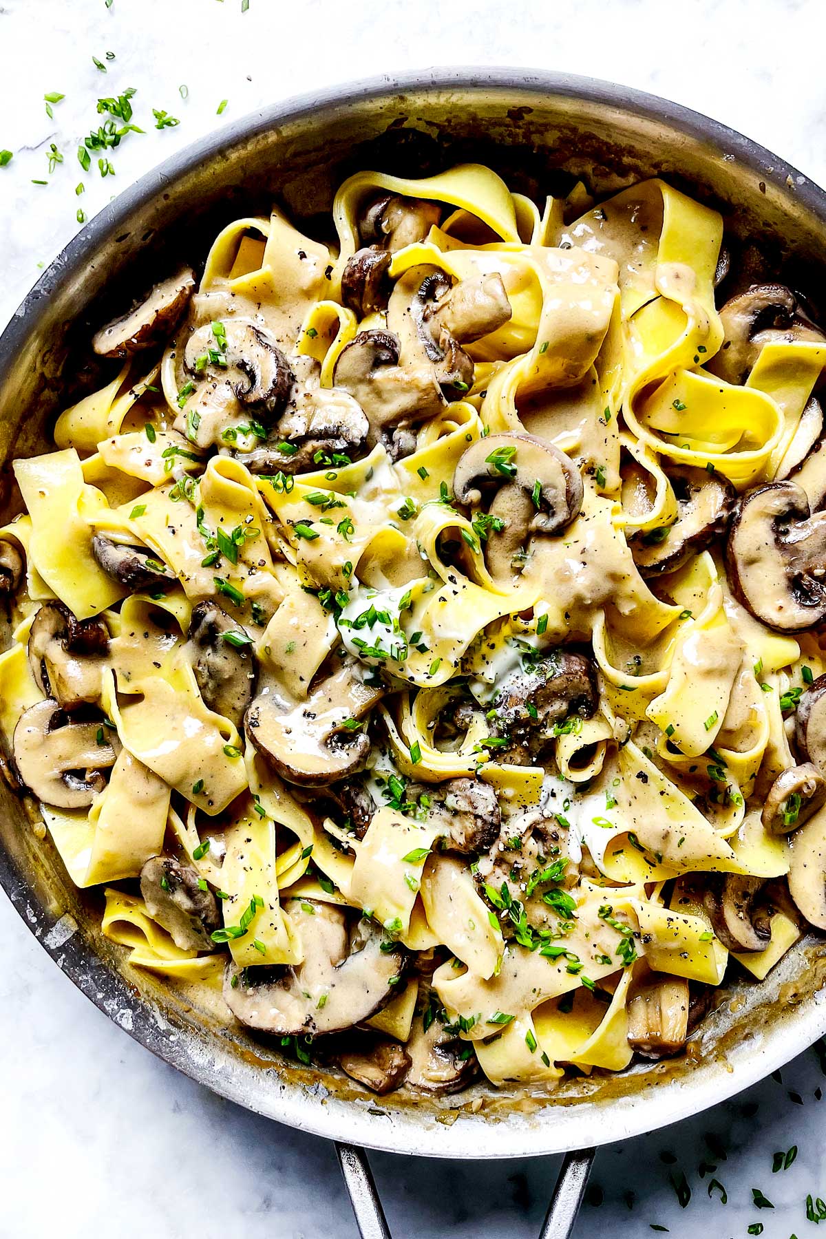 Mushroom Stroganoff Pasta